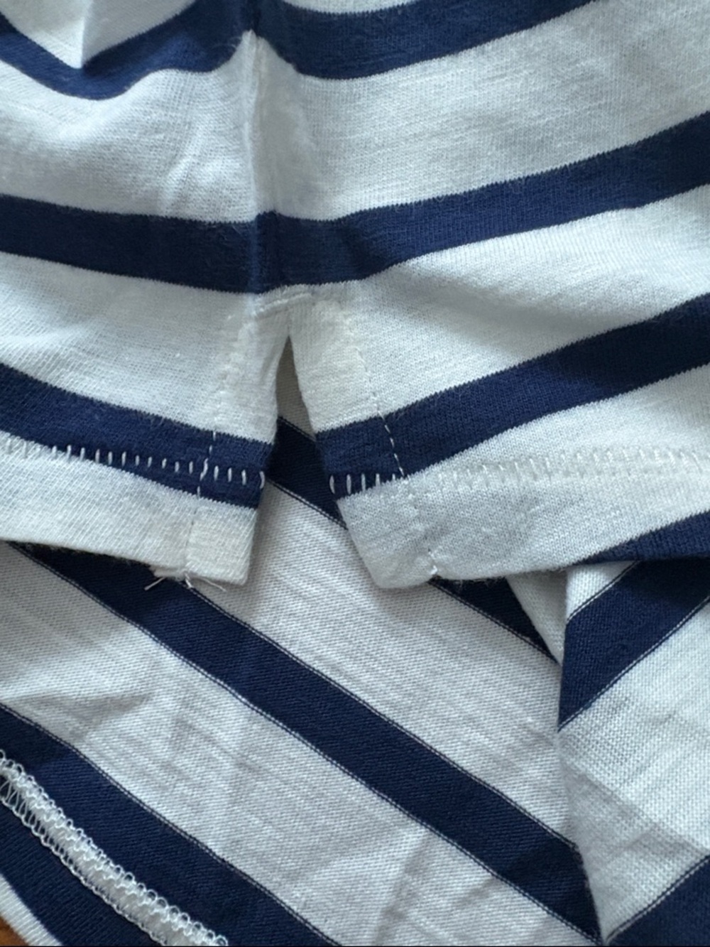 J. Crew Navy and White Striped Tee - Picture 7 of 9